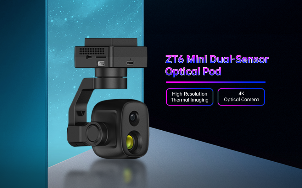 ZT6 Compact Dual-Sensor Thermal Imaging Gimbal